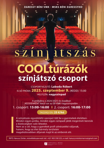 Szinjatszokor 25 beiratkozas 1