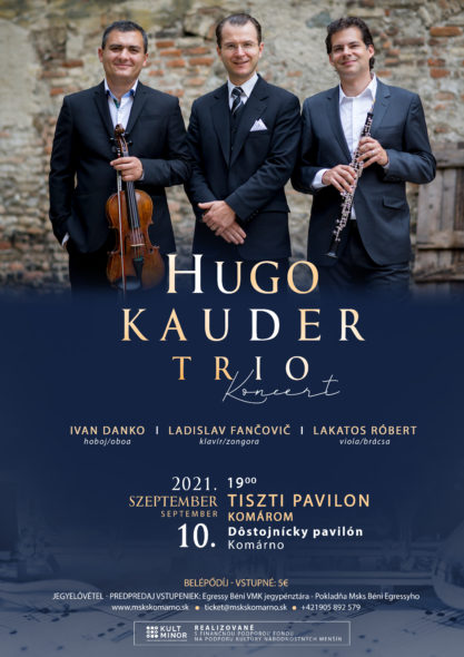 Hugo Kauder Trio koncert 2021 s KN