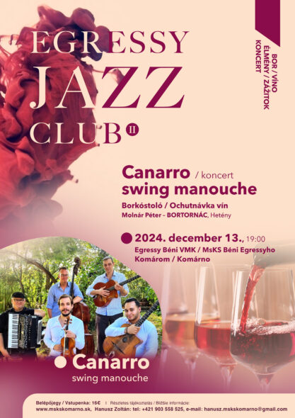 Jazz Club Canarro plakat